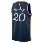Maillot NBA Philadelphia 76ers Jared Mccain Nike 2025-26 City Edition Navy Swingman - Homme